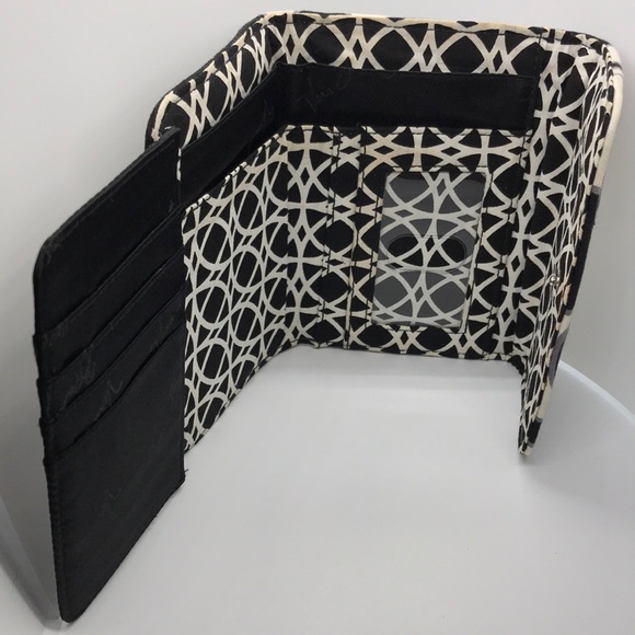 Vera Bradley Euro Wallet Day and Night Pattern - Picture 3 of 5